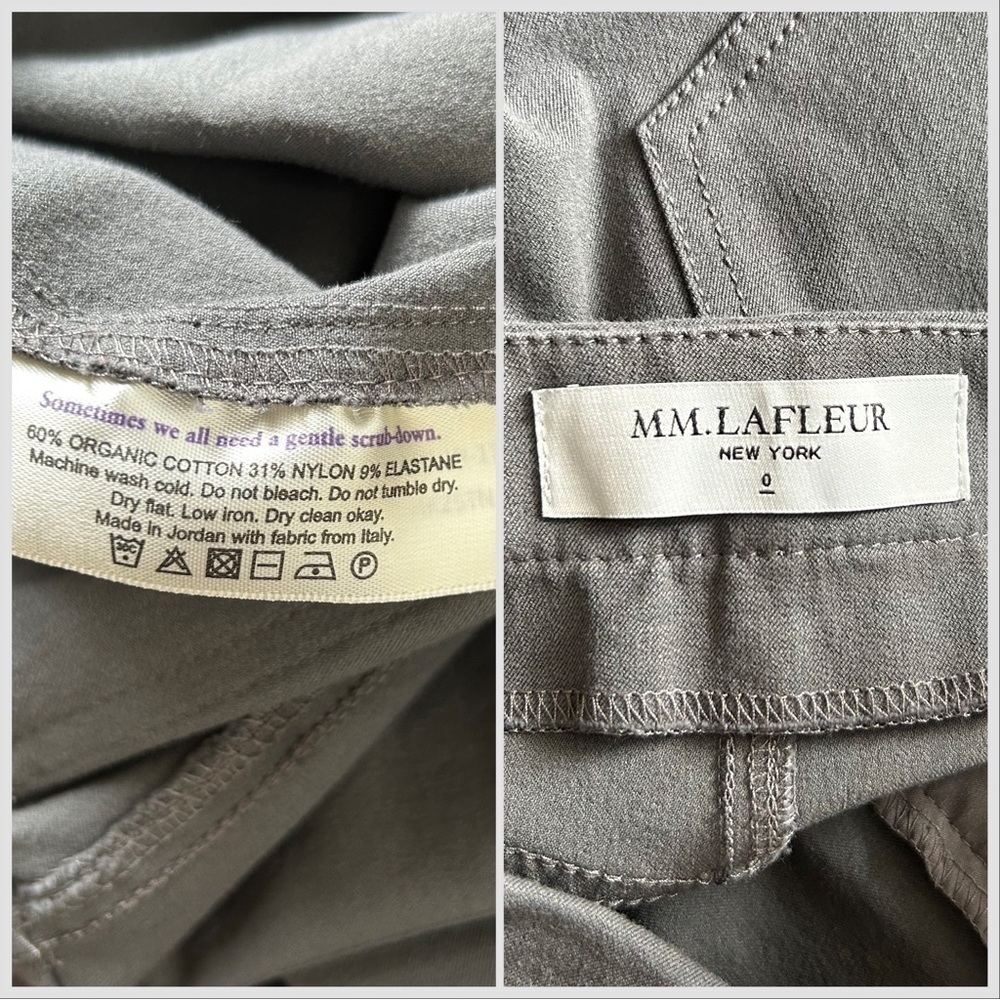 M.M. Lafleur Women's The Hockley Pant Cool Charcoal Sz 0 - Picture 14 of 16